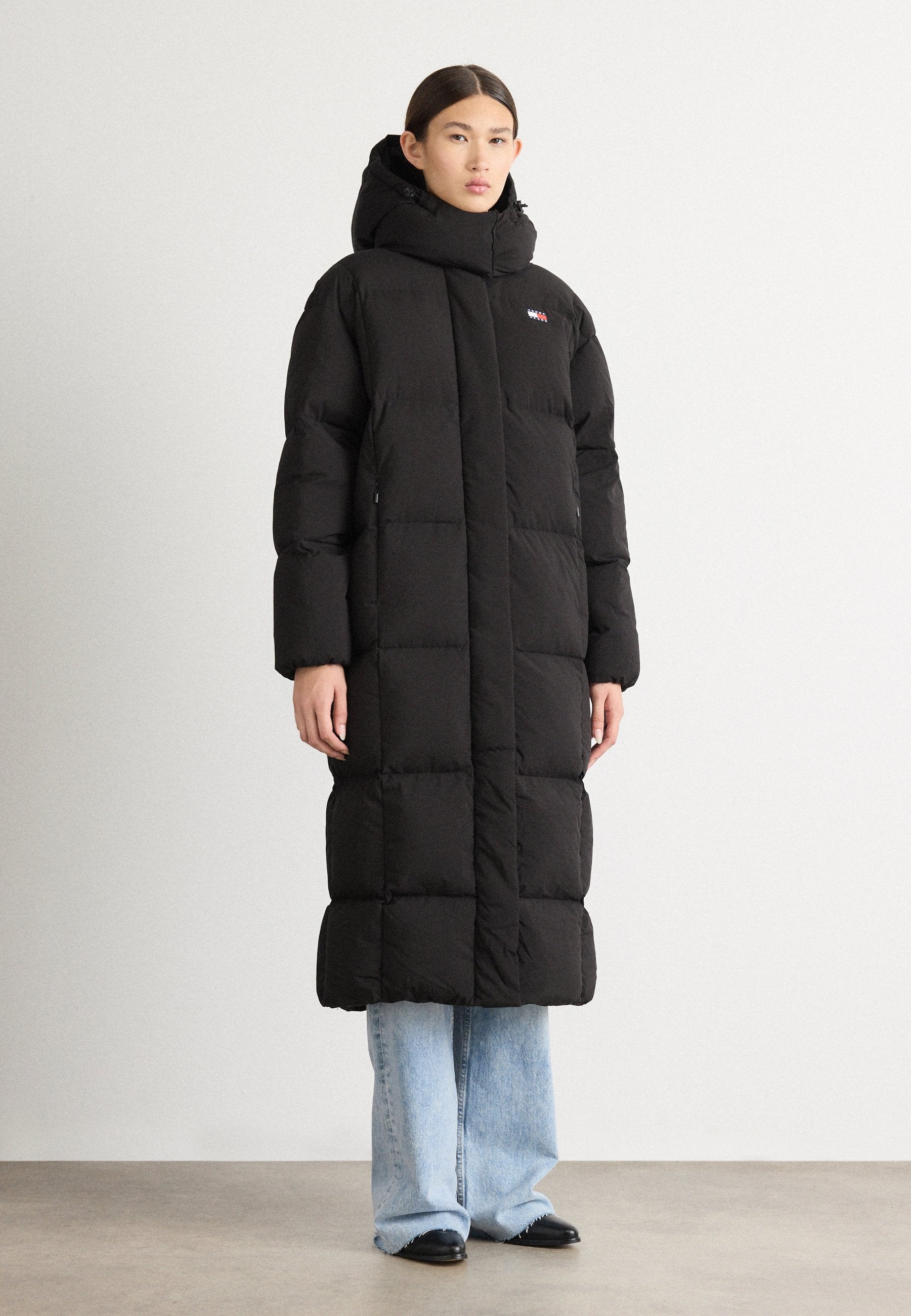 ALASKA GRID   - Down coat - black