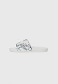 Pool slides - white/multi-coloured