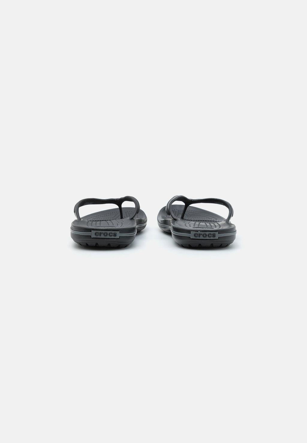 CROCBAND FLIP UNISEX - Pool shoes - black/slate grey