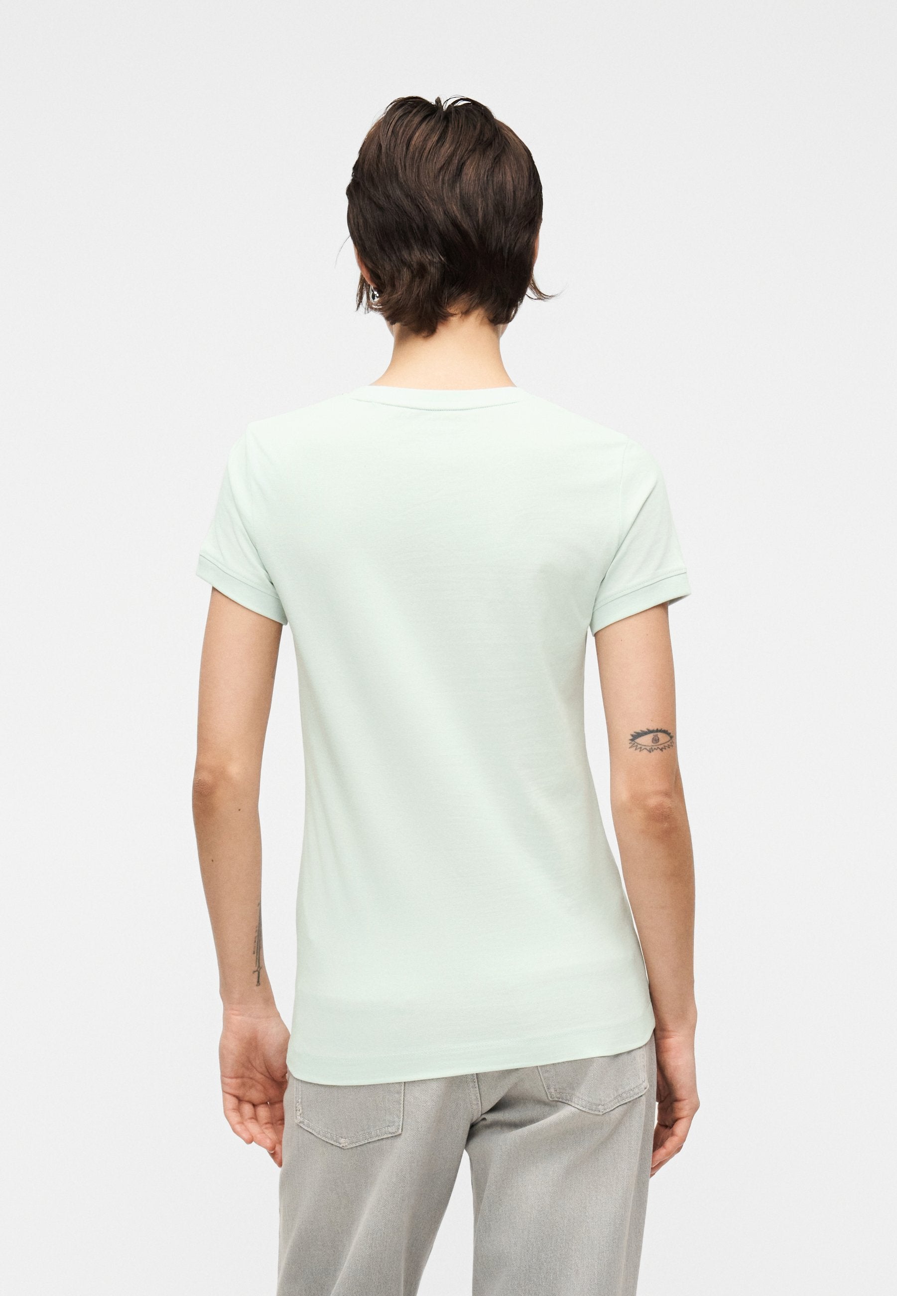MINI TRIANGLE TEE - Basic T-shirt - misty teal