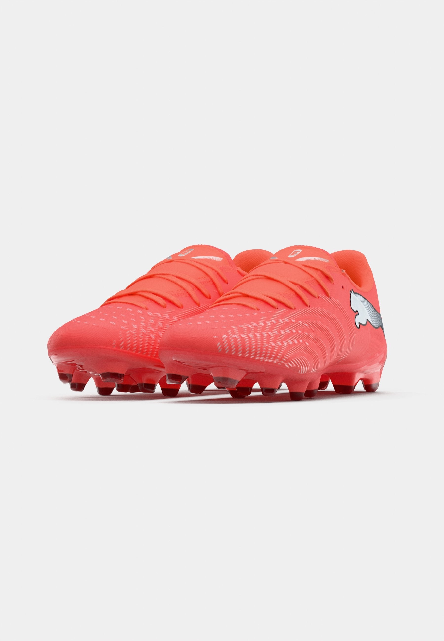 FUTURE 9 PLAY FG/AG - Football boots artificial grass - glowing red/white/black/silver-coloured