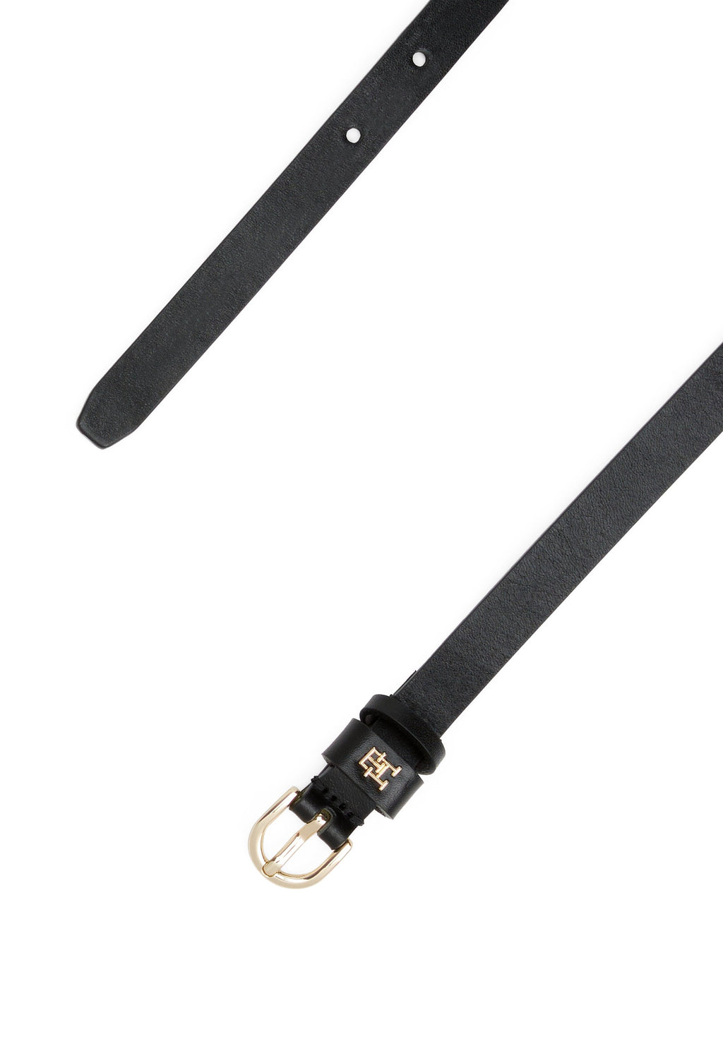 ESSENTIAL TH MONOGRAM LEATHER BELT - Belt - black