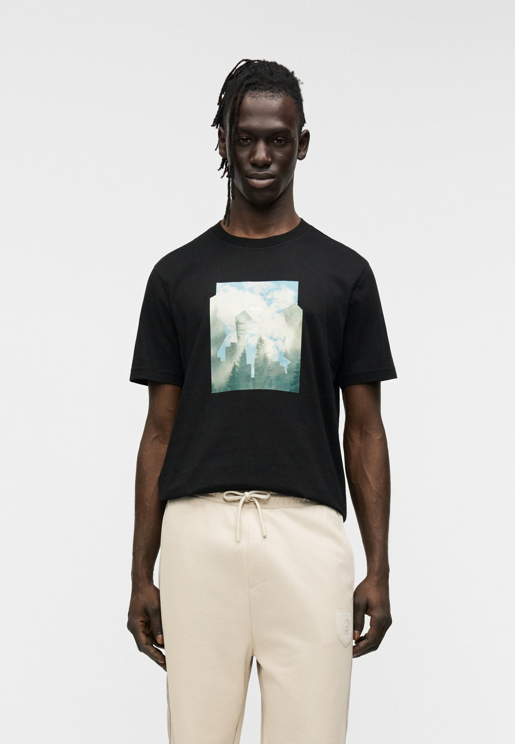 COVER - Print T-shirt - black