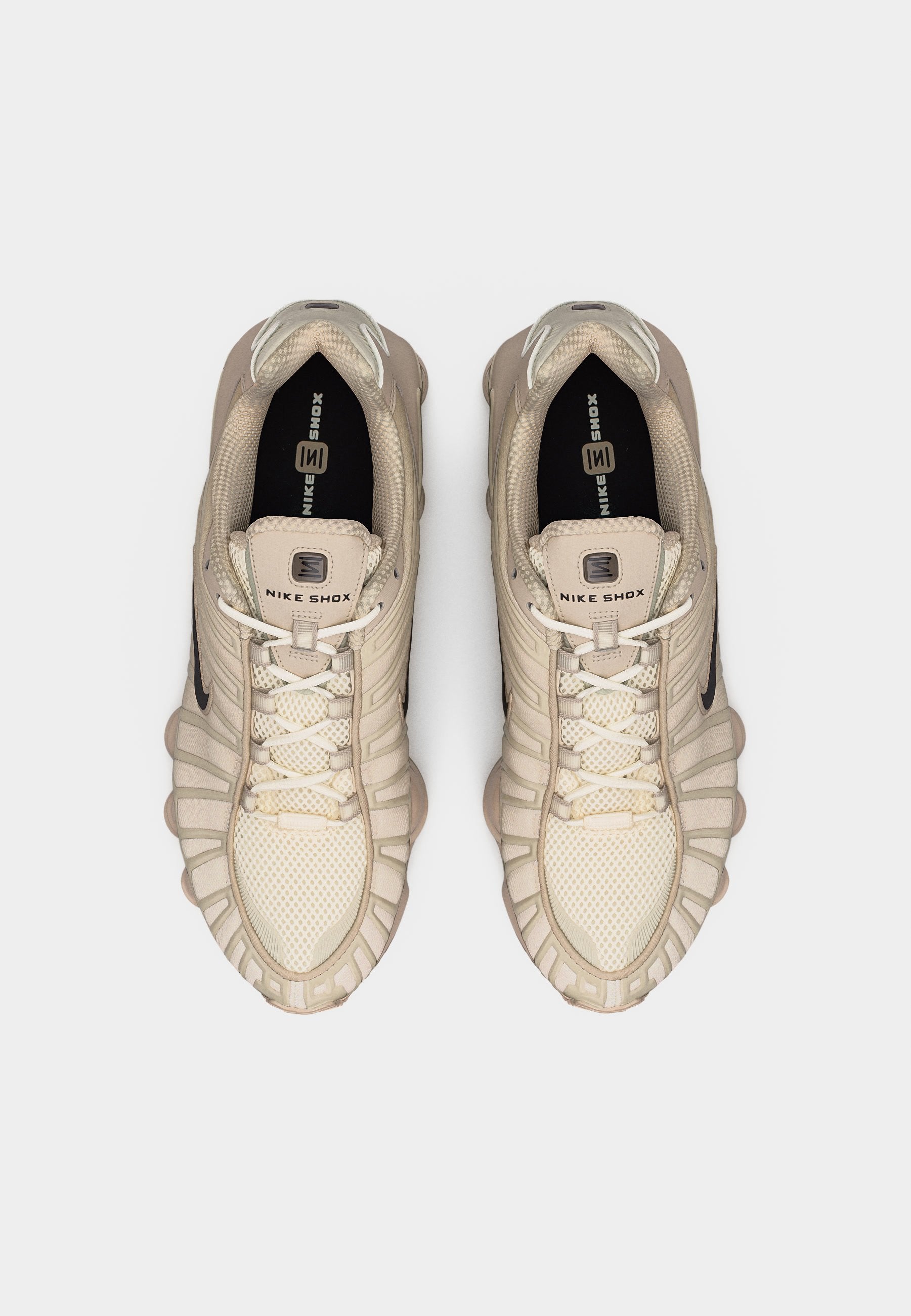 SHOX TL - Baskets - crème/noir/voile/kaki désert