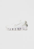 SHOX TL UNISEX - Baskets - blanc/argenté métallisé/orange