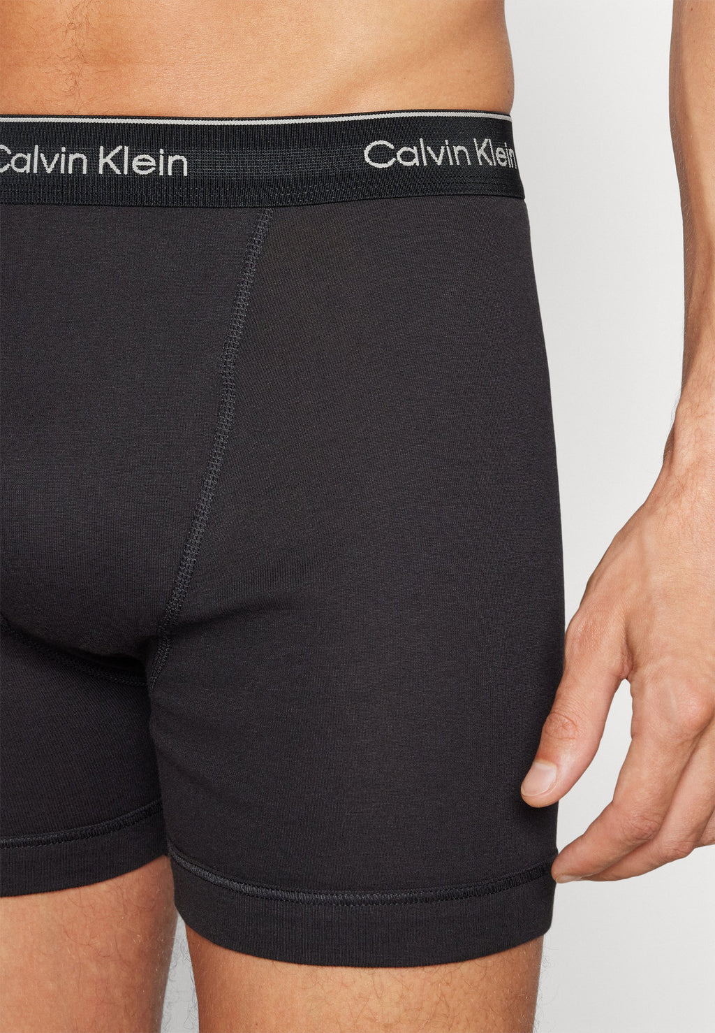 BOXER BRIEF 3 PACK 100% COTTON - Boxer briefs - black