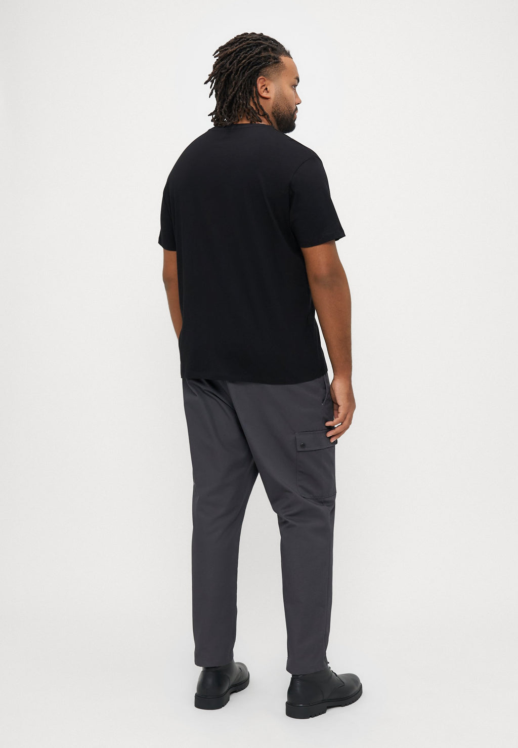 JJWOLFIE TEE CREW NECK 5 PACK - Print T-shirt - chocolate brown/white/moonbeam/black