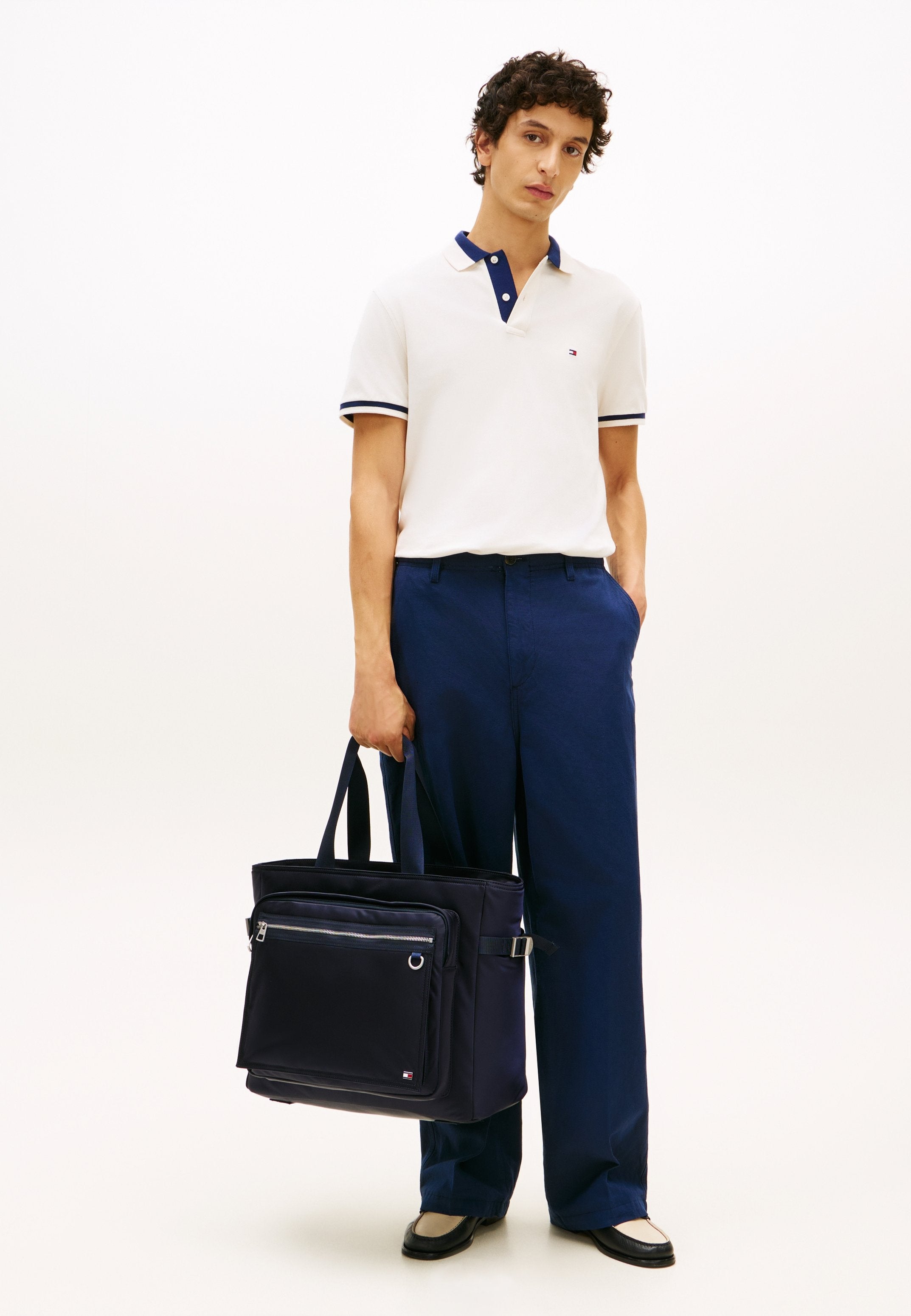 ENAMEL FLAG TRAVEL WEEKENDER BAG - Weekend bag - space blue
