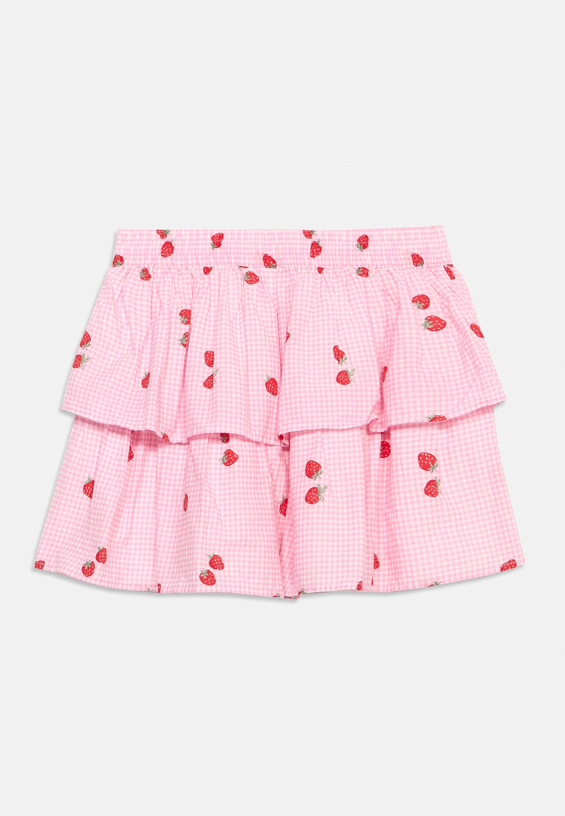 TIERED SKIRT - Mini skirt - pink