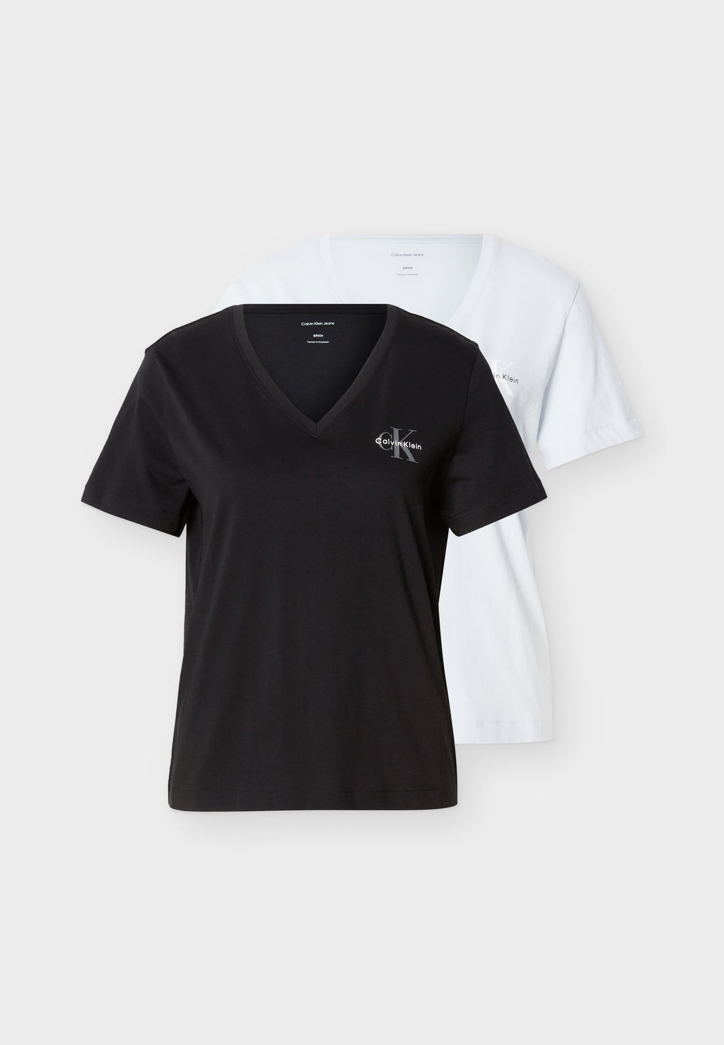MONOLOGO TEE 2 PACK - Basic T-shirt - plein air/black