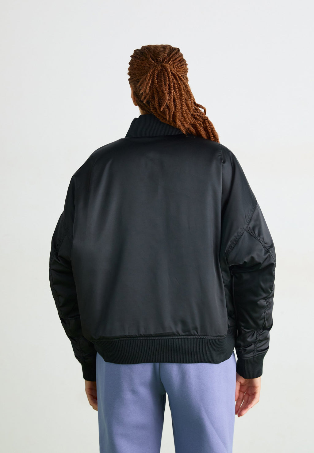 Bomber Jacket - black/medium ash/sail