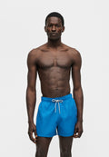 WATER LOGO  - Swimming shorts - turkish sea/silver-coloured