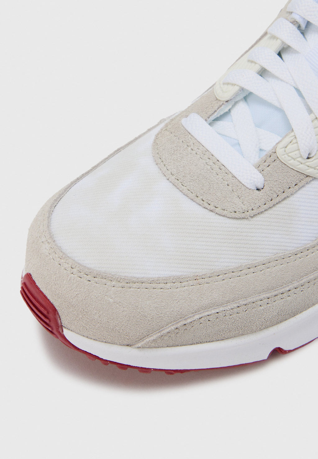 AIR MAX 90 UNISEX - Trainers - white/team crimson/light bone/summit white