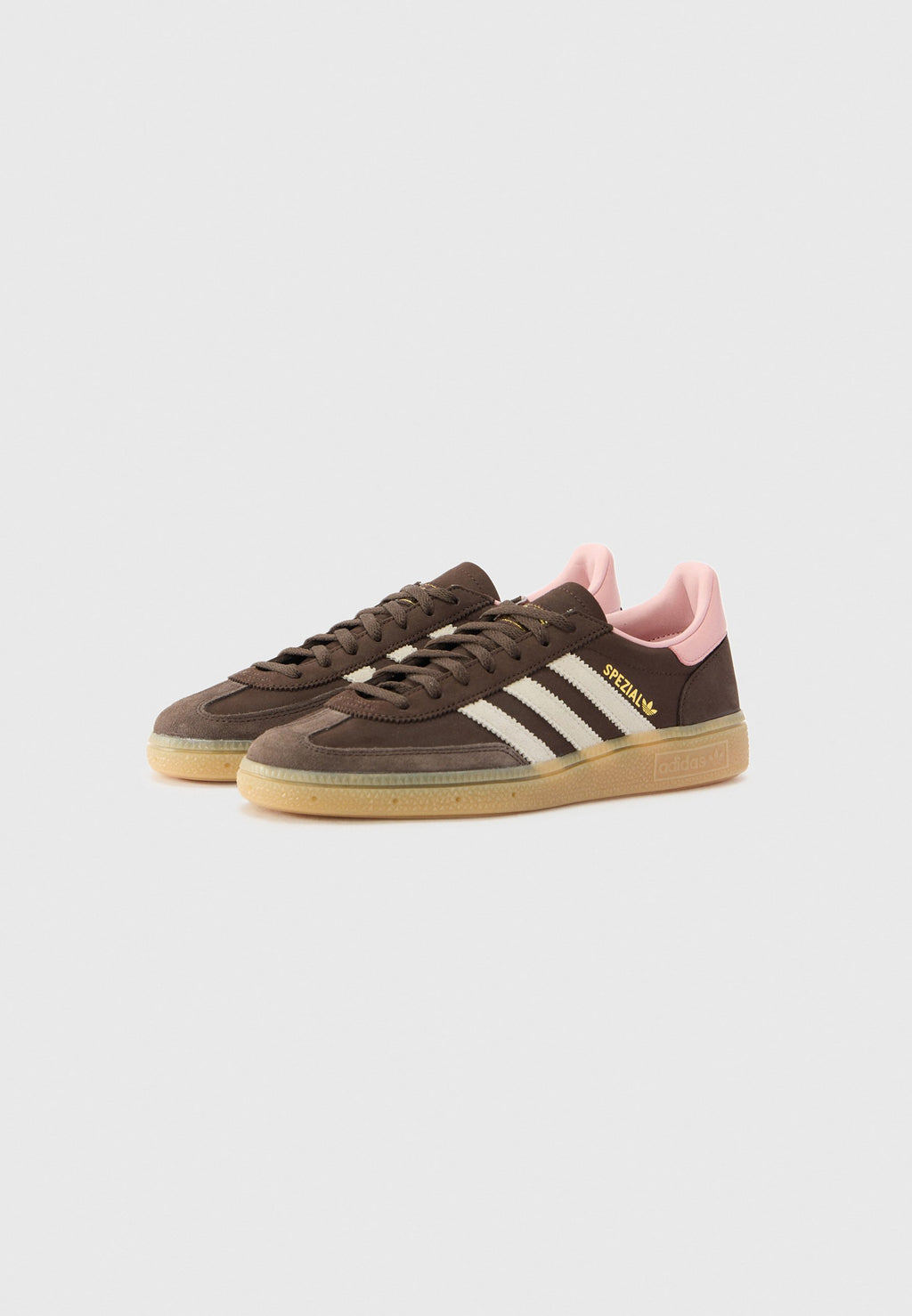 HANDBALL SPEZIAL UNISEX - Baskets basses - dark brown/alumina/wonder mauve