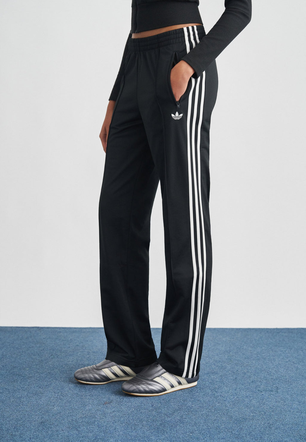FIREBIRD CLASSIC - Tracksuit bottoms - black/white
