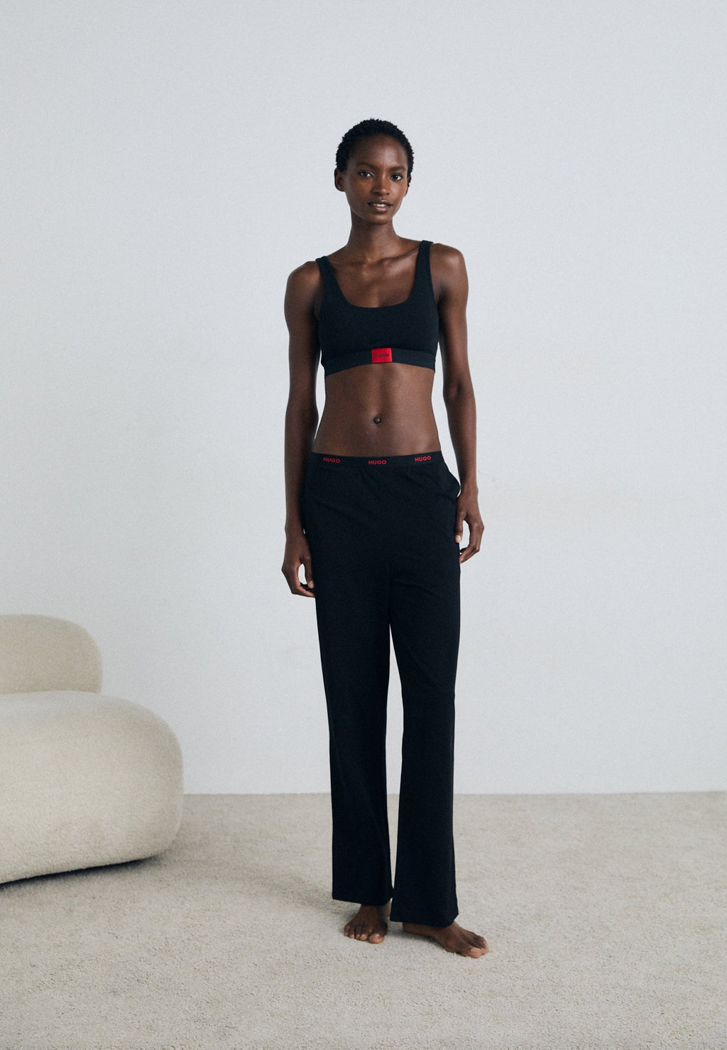 ID PANTS - Pyjama bottoms - black