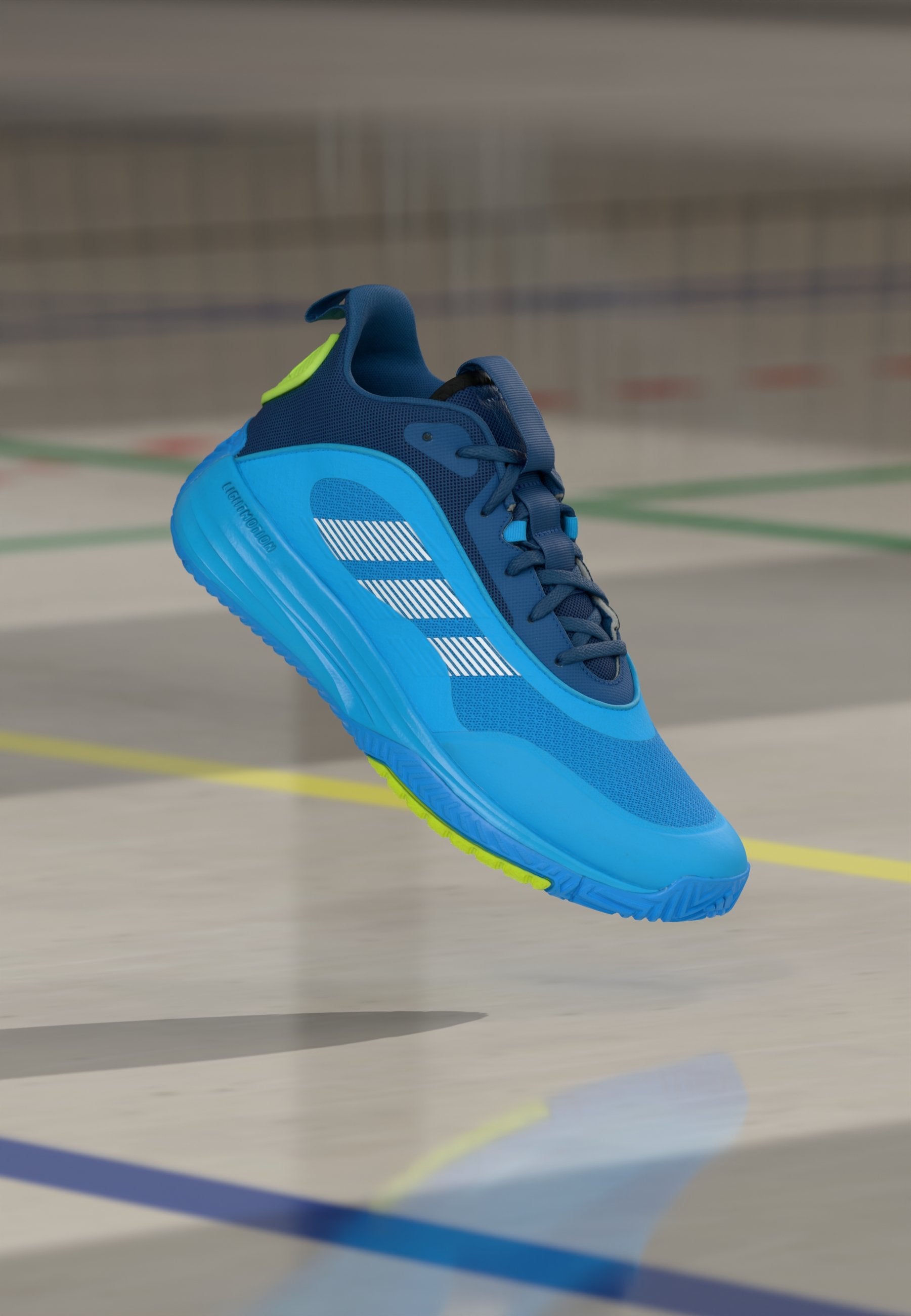 OWNTHEGAME 3.0 UNISEX - Basketball shoes - lucid aquamarine/footwear white/dusky petrol