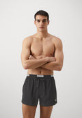 SWIM MEN LOGO - Swimming shorts - black
