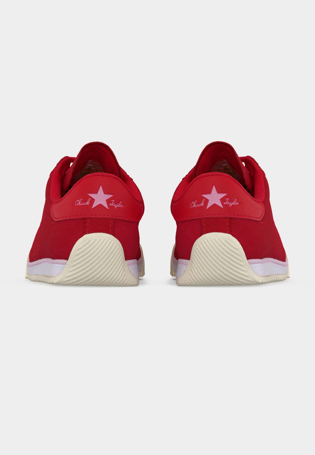 CHUCK TAYLOR UNISEX - Trainers - red/new found bloom/egret