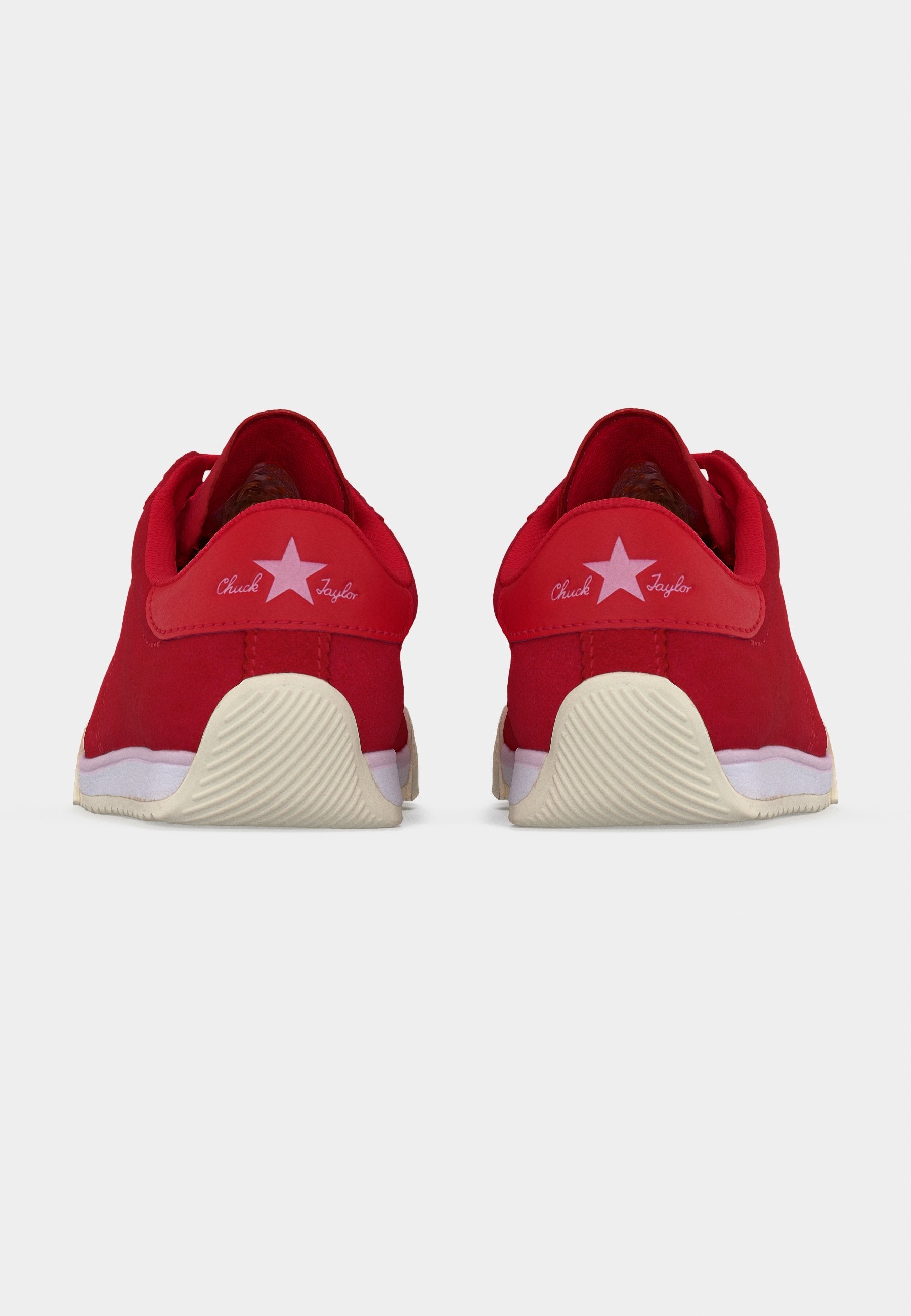 CHUCK TAYLOR UNISEX - Trainers - red/new found bloom/egret