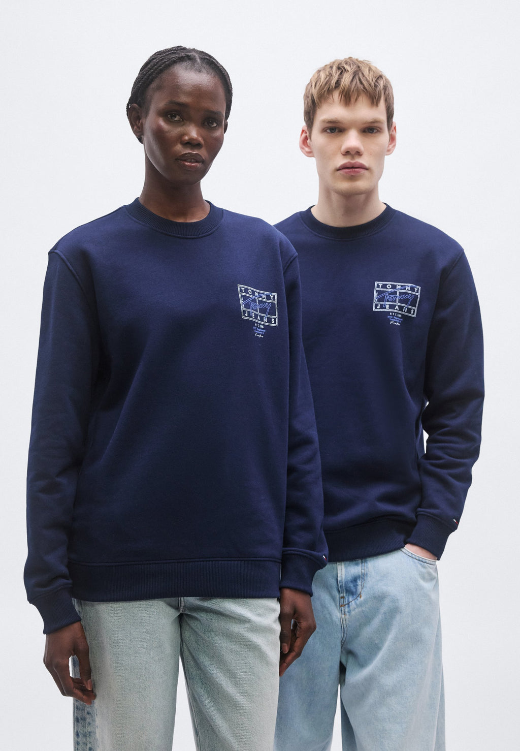 ENTRY DNA PLAY CREW UNISEX - Sweat-shirt - bleu marine nuit noire