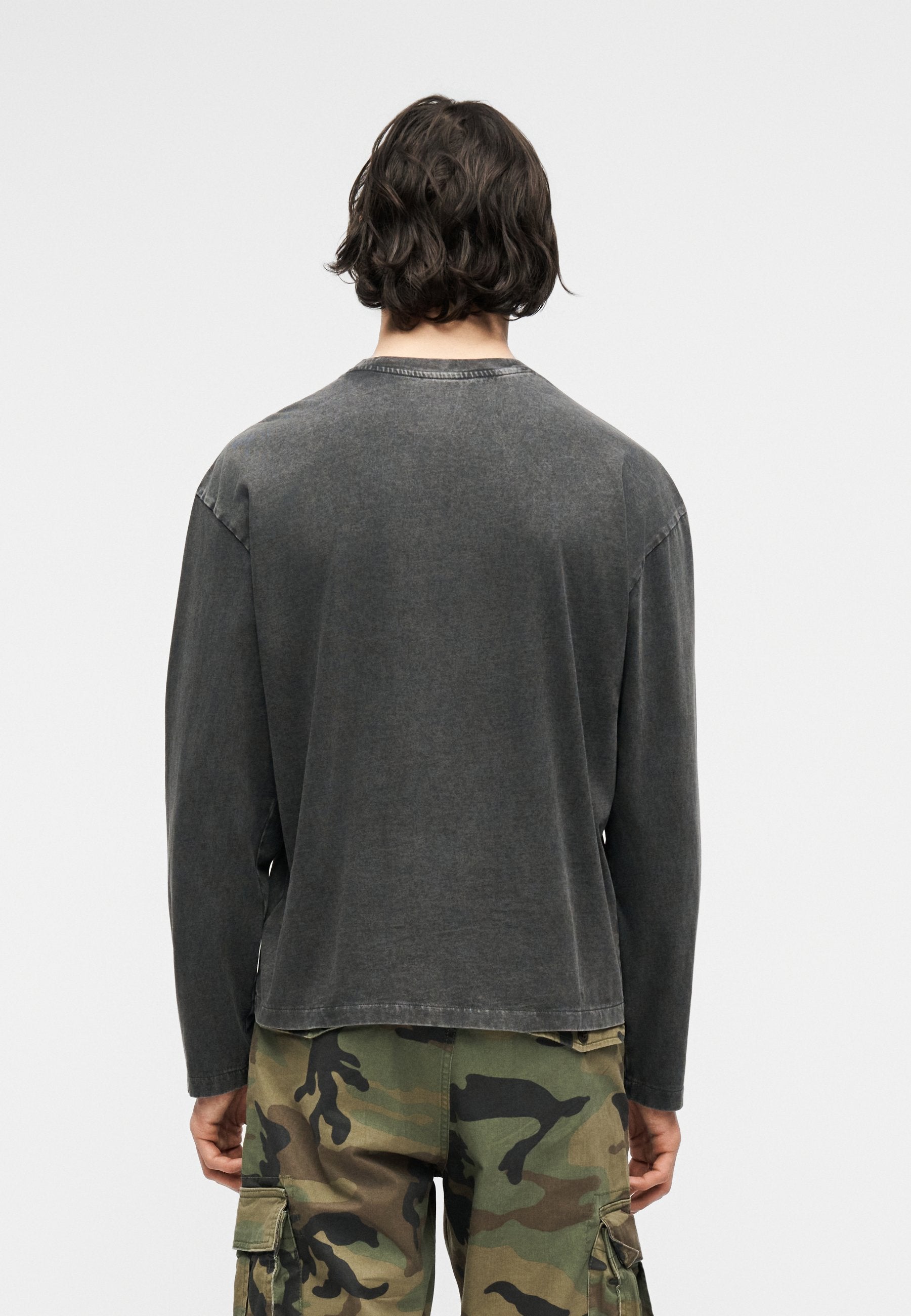 LOGO TEE - Long sleeved top - moonless night