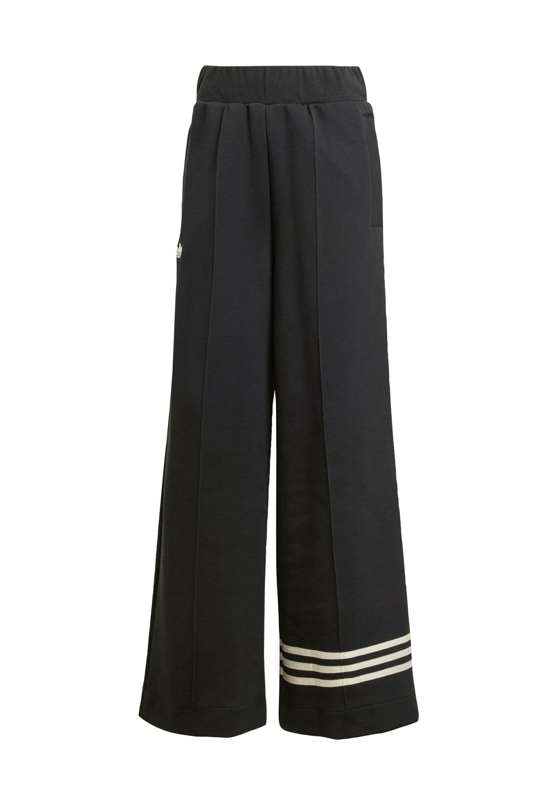 ADICOLOR NEUCLASSICS TRACK WIDE - Bas de survêtement - black cream white