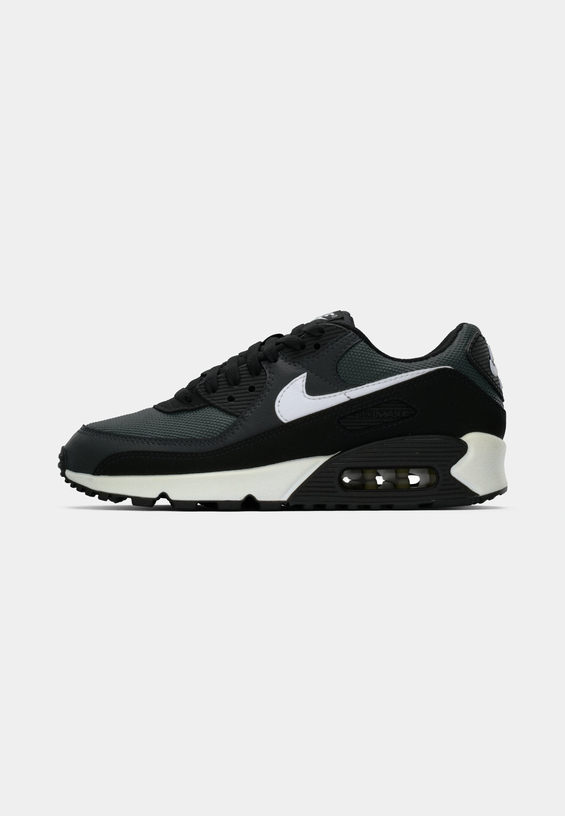 AIR MAX 90 - Spor ayakkabı - siyah/beyaz/metalik gümüş renkli