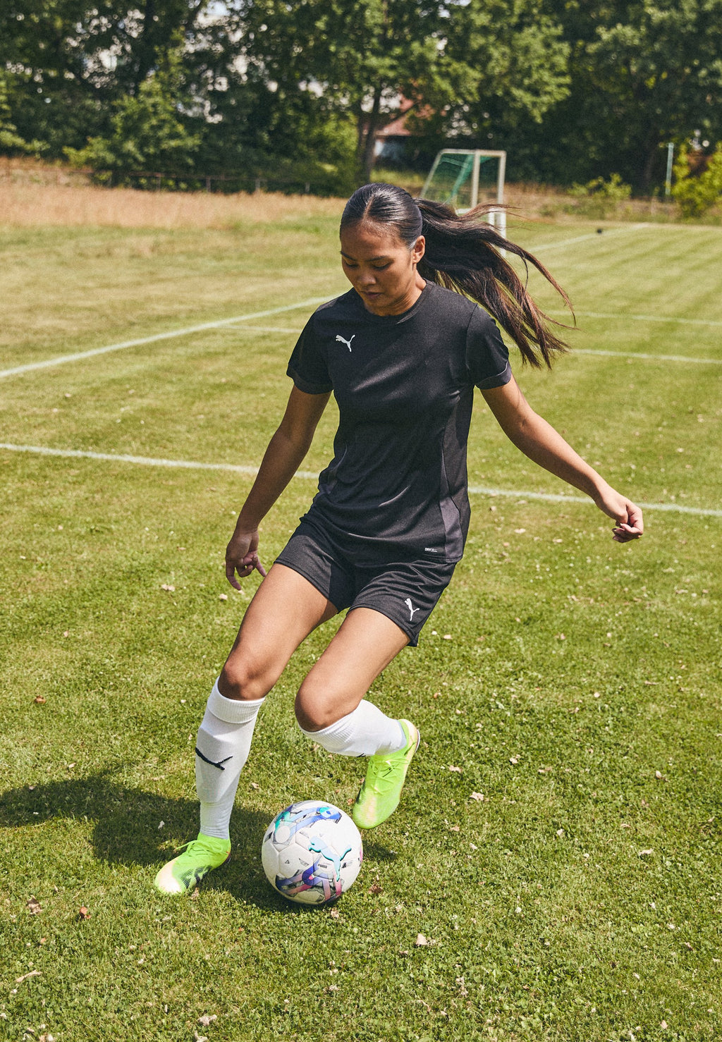 FUTURE 8 MATCH - Firm-ground football boots - yellow alert/aged silver/sun struck