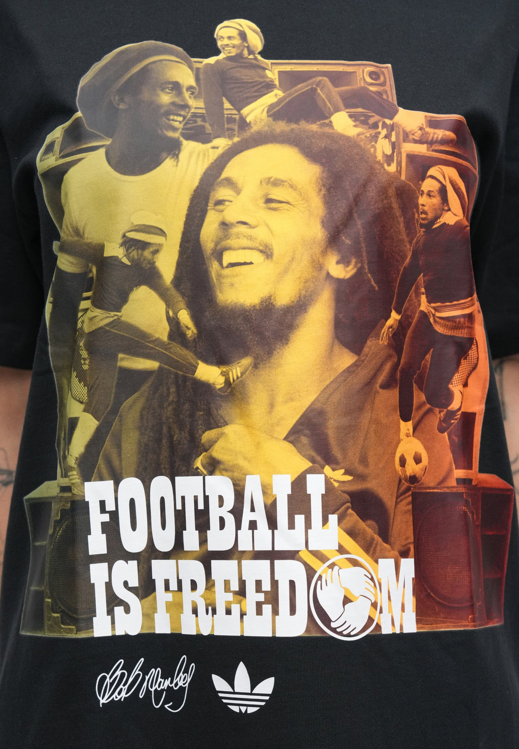 T-SHIRT BOB MARLEY ORIGINAUX - T-shirt imprimé - noir
