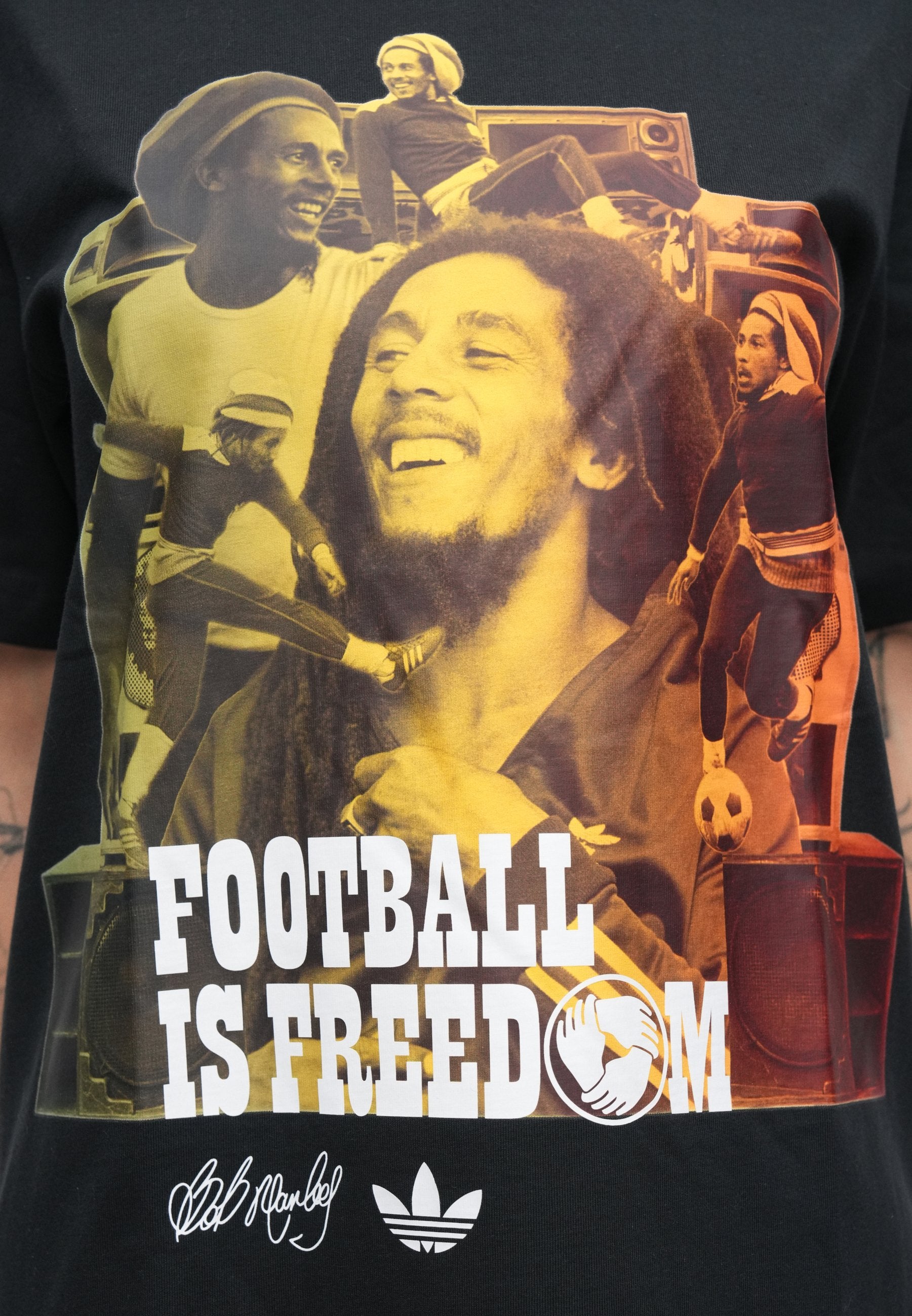 T-SHIRT BOB MARLEY ORIGINAUX - T-shirt imprimé - noir