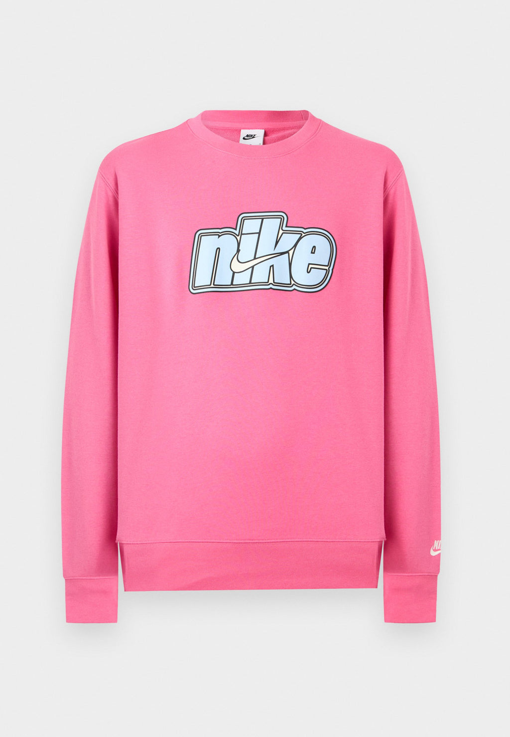 CREW UNISEX - Sweatshirt - pinksicle/white