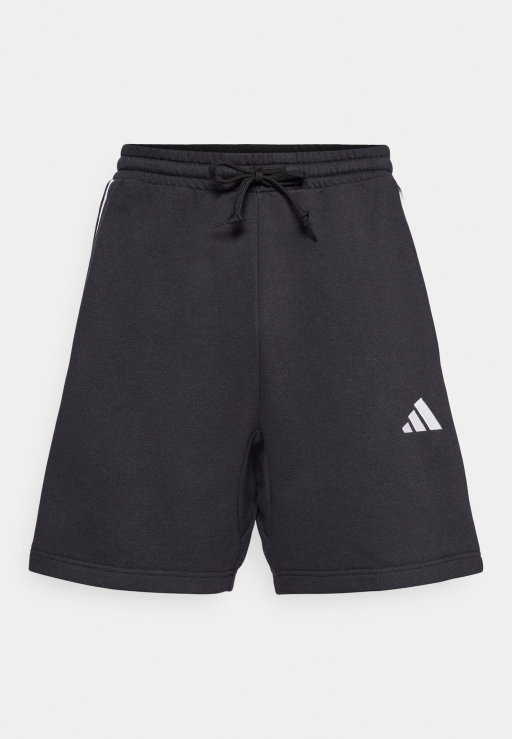 ESSENTIALS THREE STRIPES FRENCH TERRY - Sports shorts - black/white