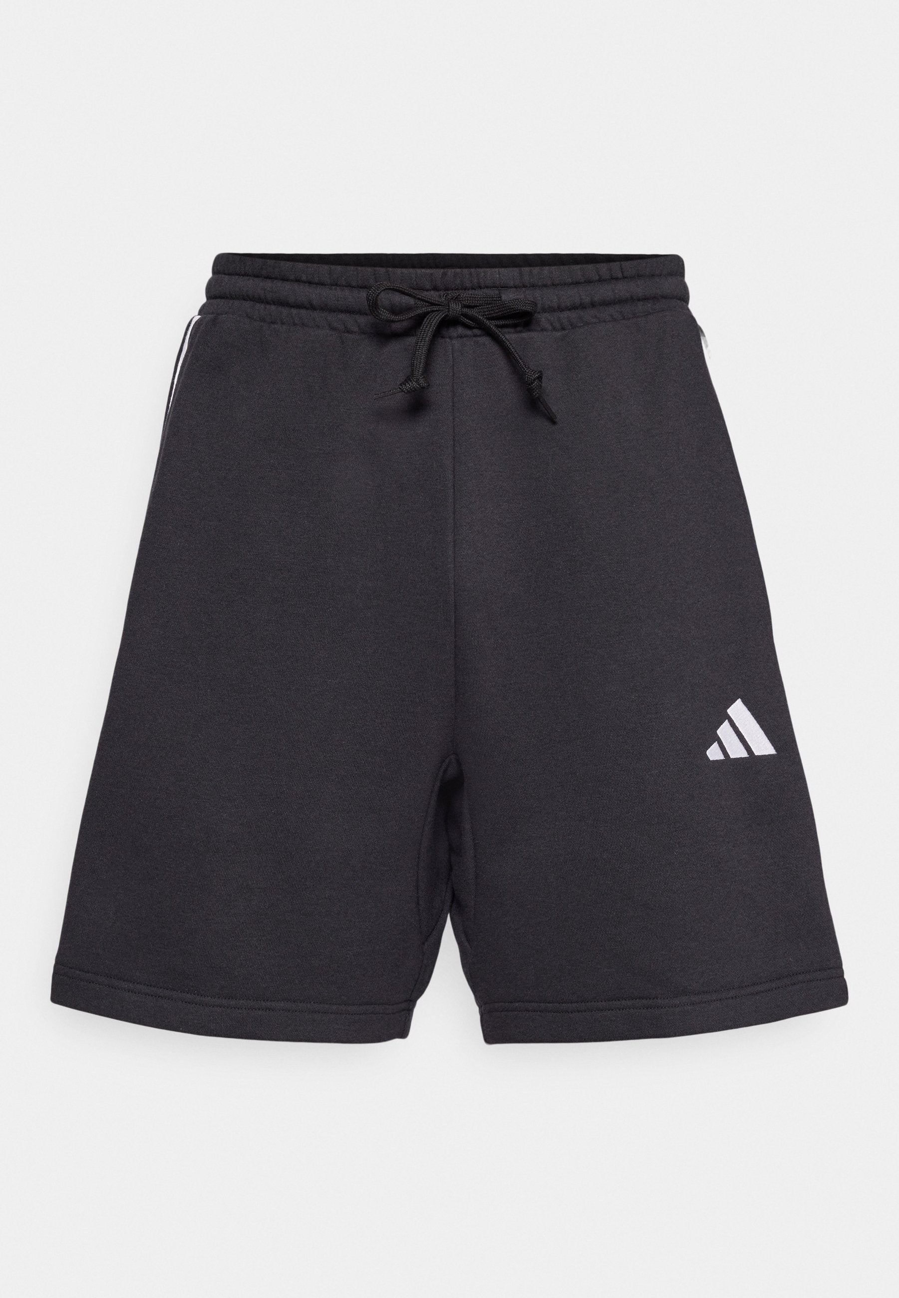 ESSENTIALS THREE STRIPES FRENCH TERRY - Sports shorts - black/white