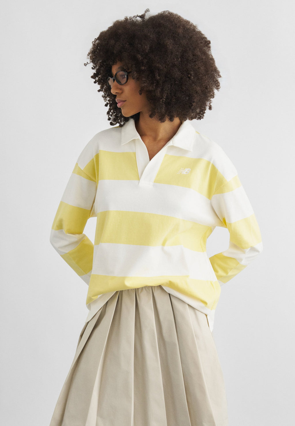 RUGBY LONG SLEEVE - Polo shirt - yellow