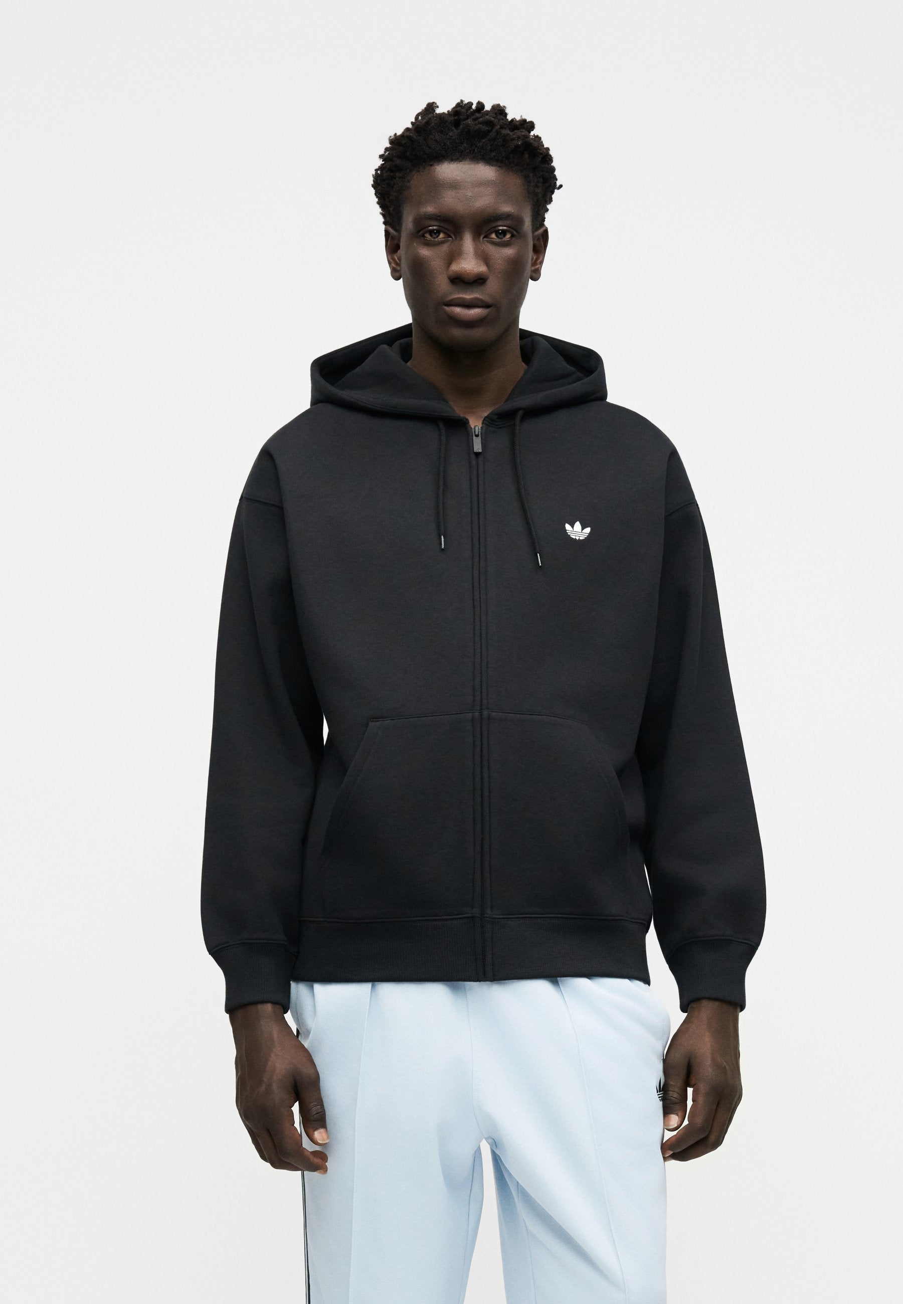 Zip-up sweatshirt - black