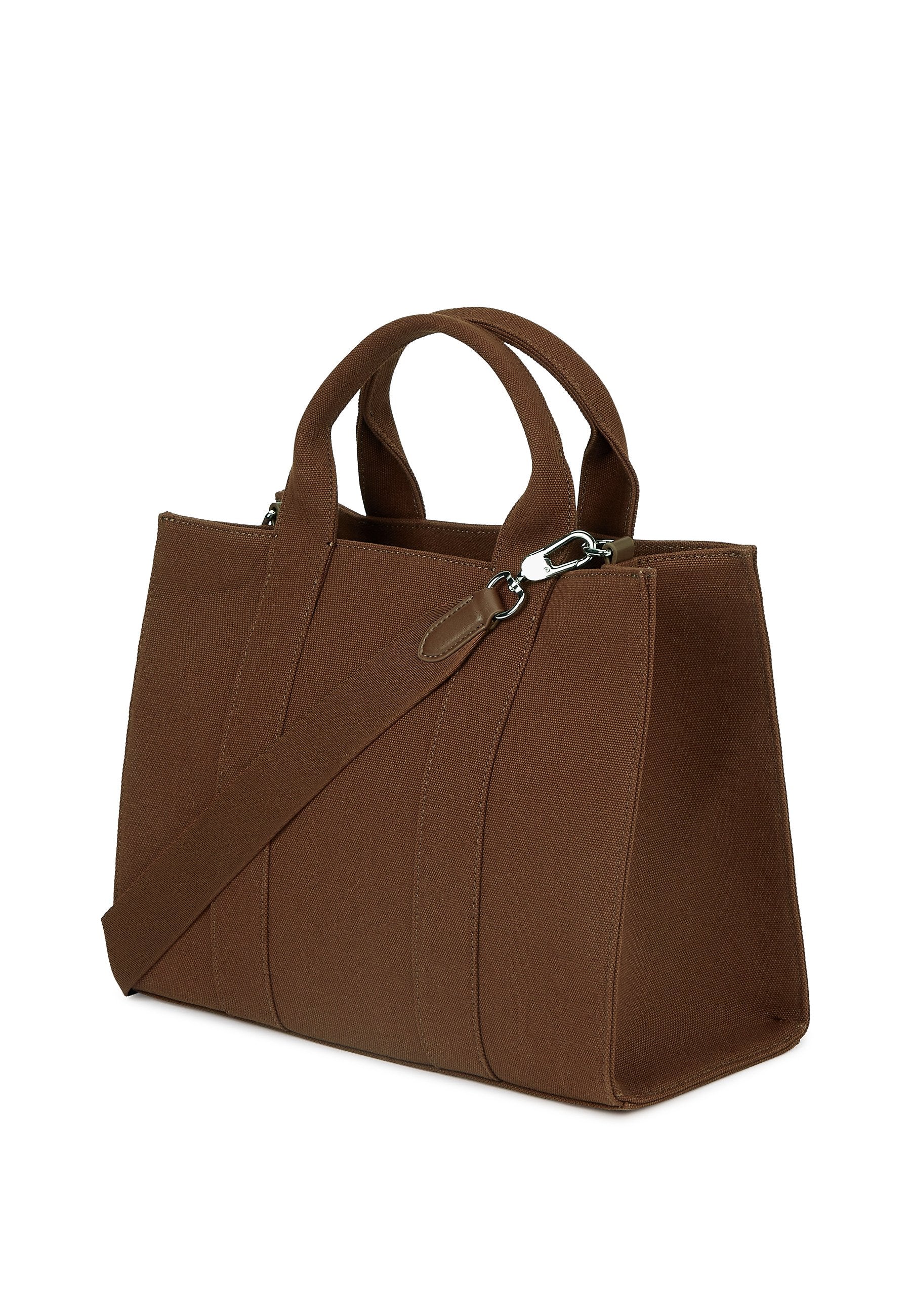 SQUARE MEDIUM - Tote bag - friar brown