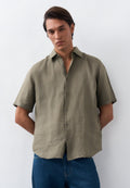Shirt - open grey