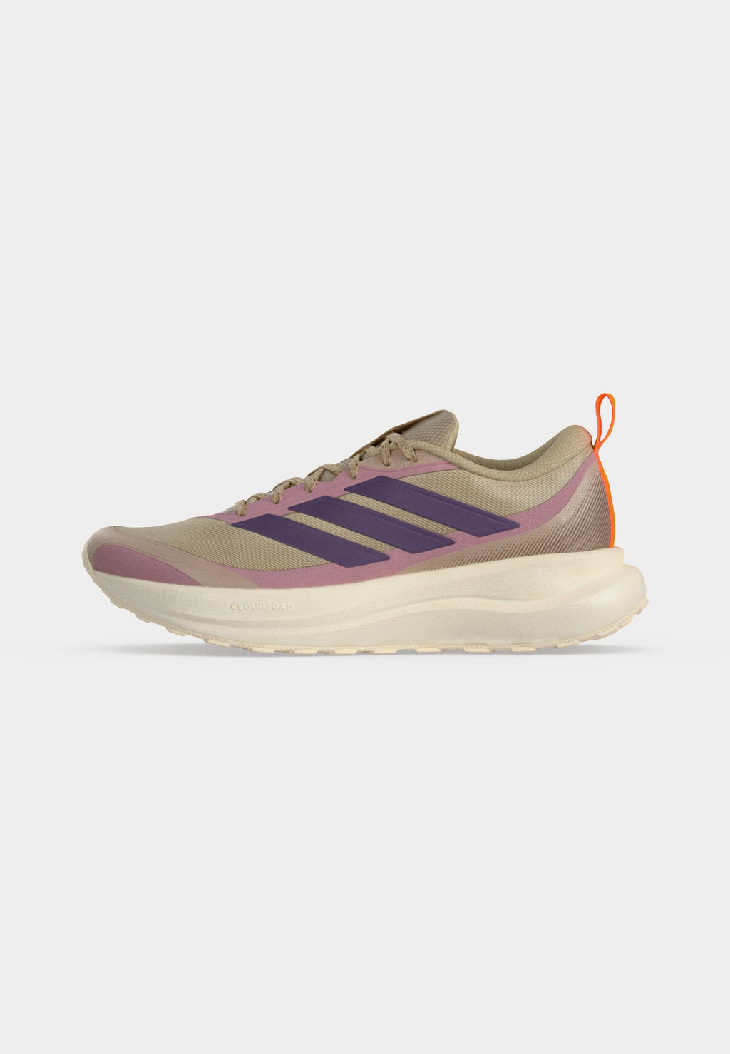 RUNFALCON 6 ATR - Road running shoes - khaki three/violet/magic mauve