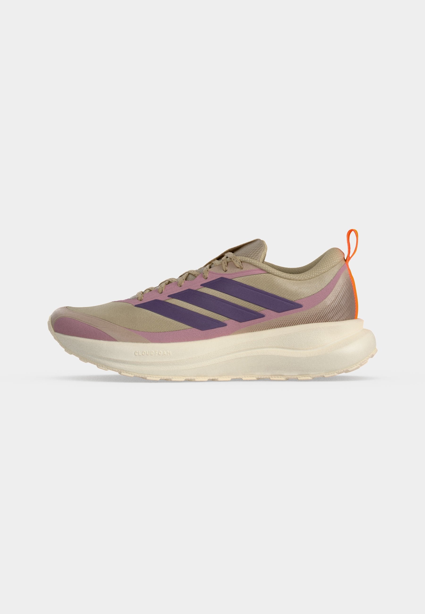 RUNFALCON 6 ATR - Road running shoes - khaki three/violet/magic mauve