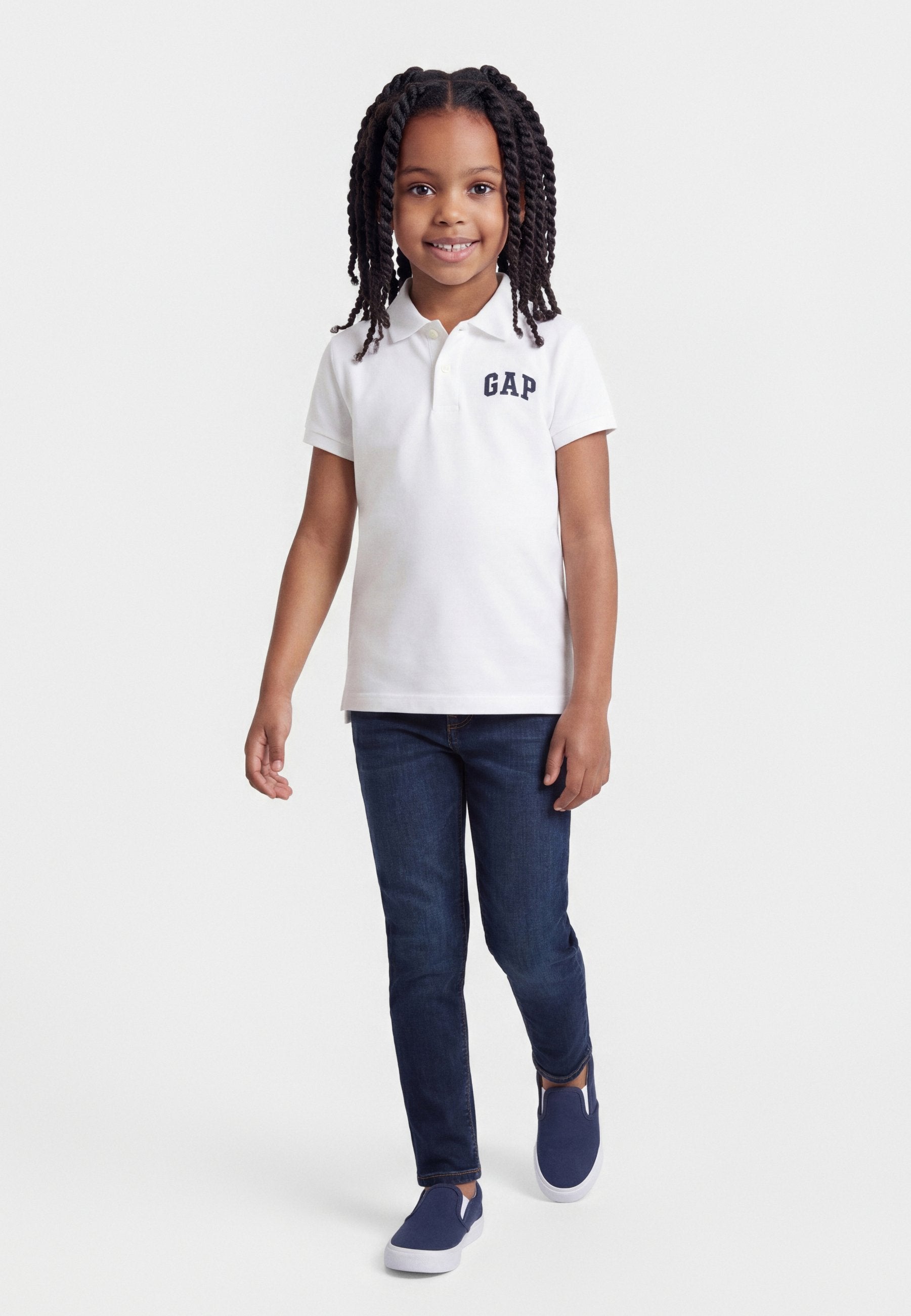 LOGO UNISEX - Polo shirt - optic white