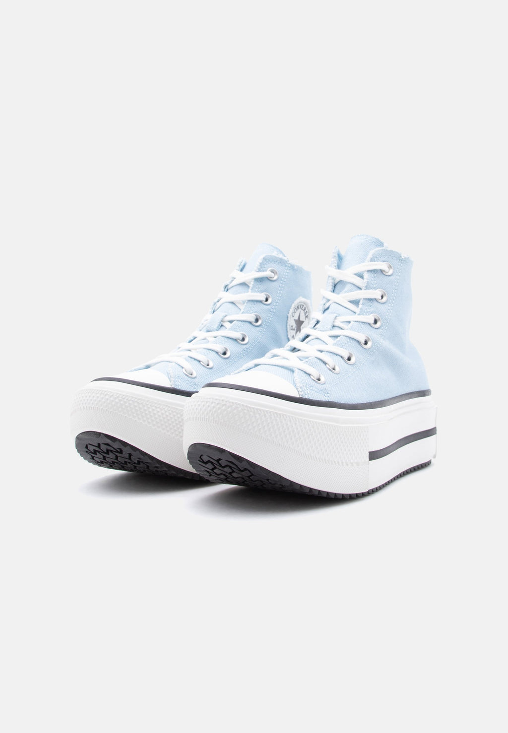 CHUCK TAYLOR ALL STAR LIFT DOUBLE STACK - High-top trainers - clear skies/vintage white/black