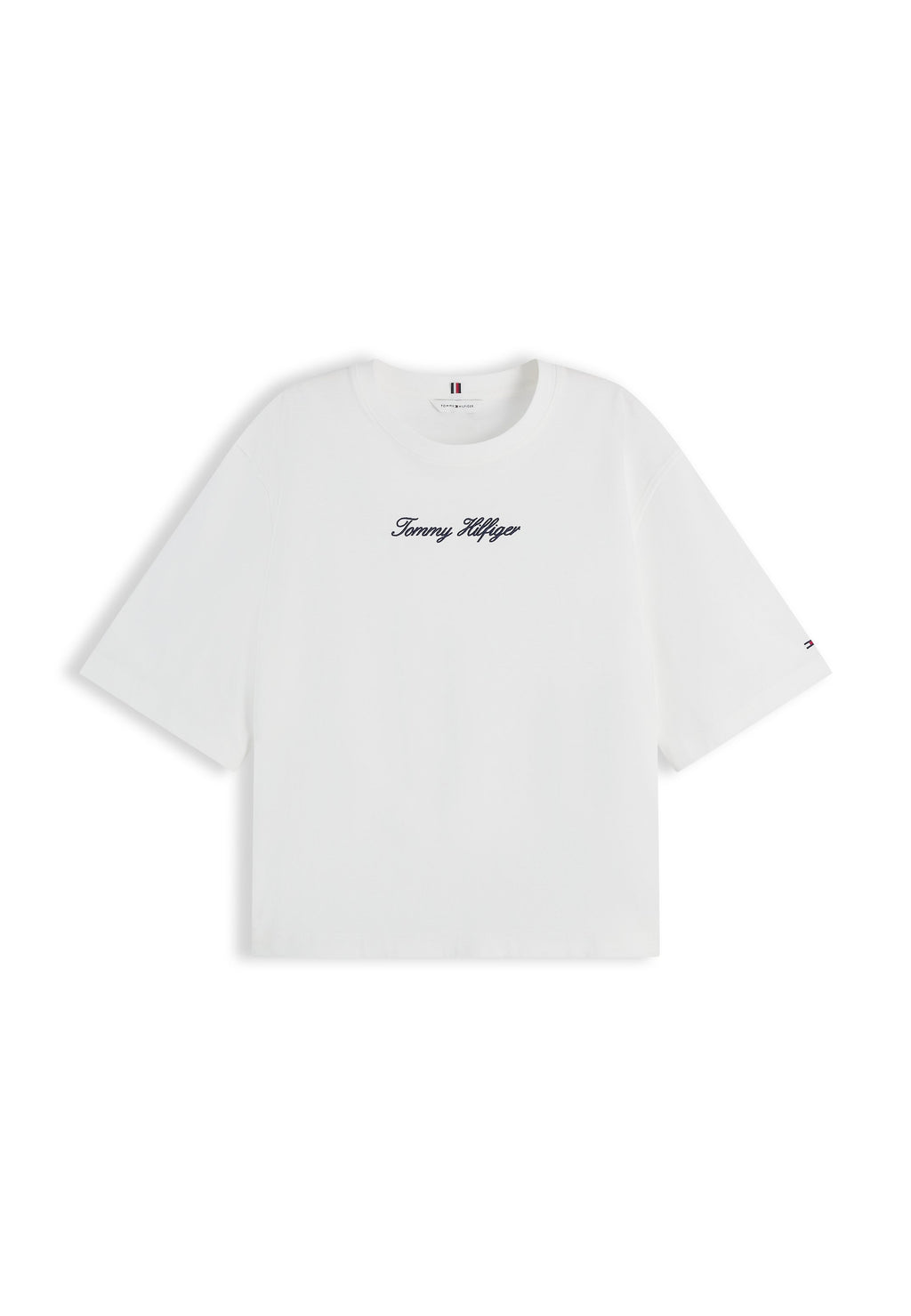 CLASSIC SCRIPT TRAPEZE TEE - Basic T-shirt - ecru