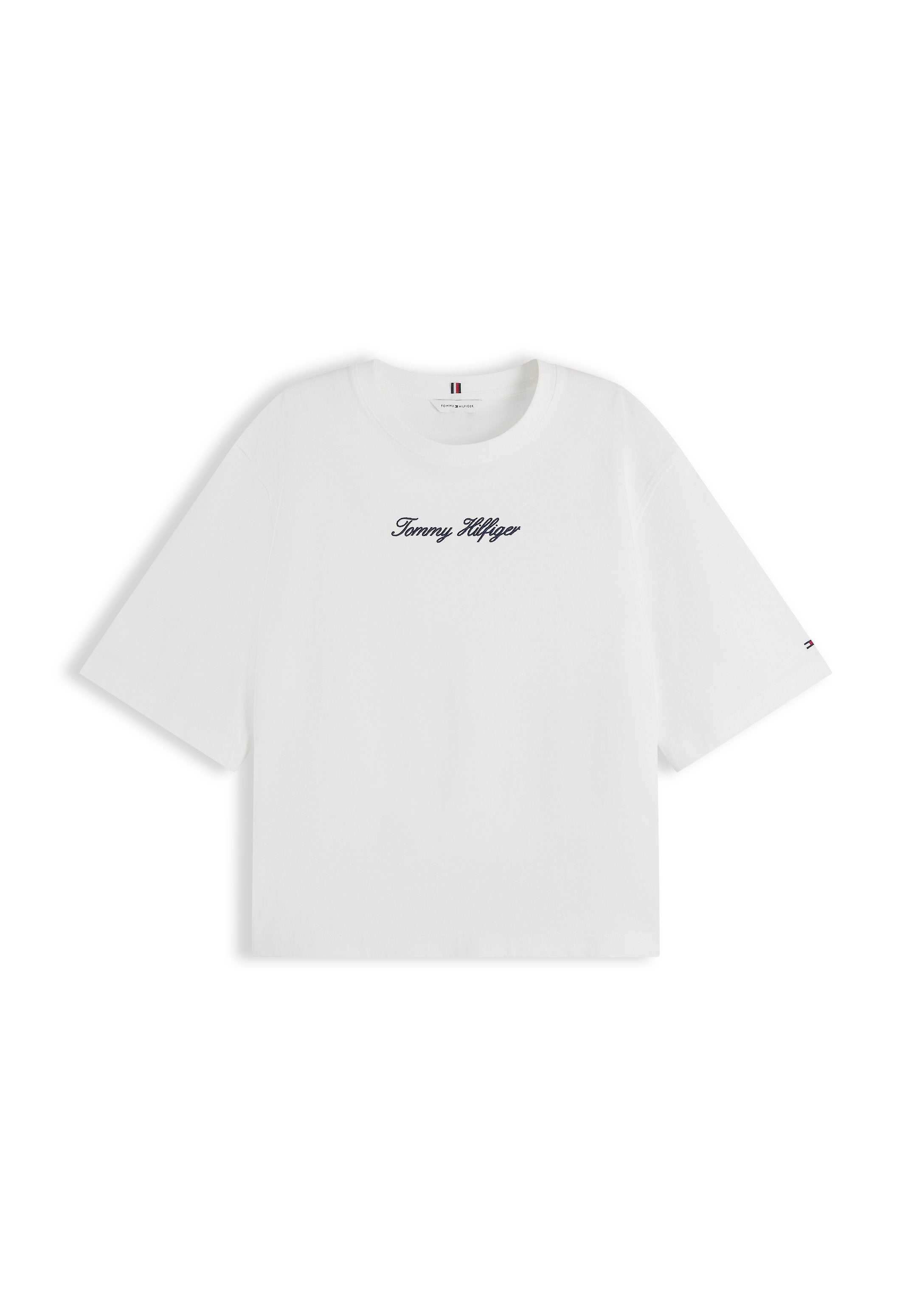 CLASSIC SCRIPT TRAPEZE TEE - Basic T-shirt - ecru