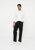 SLIM 2 PACK  - Long sleeved top - ecru/black