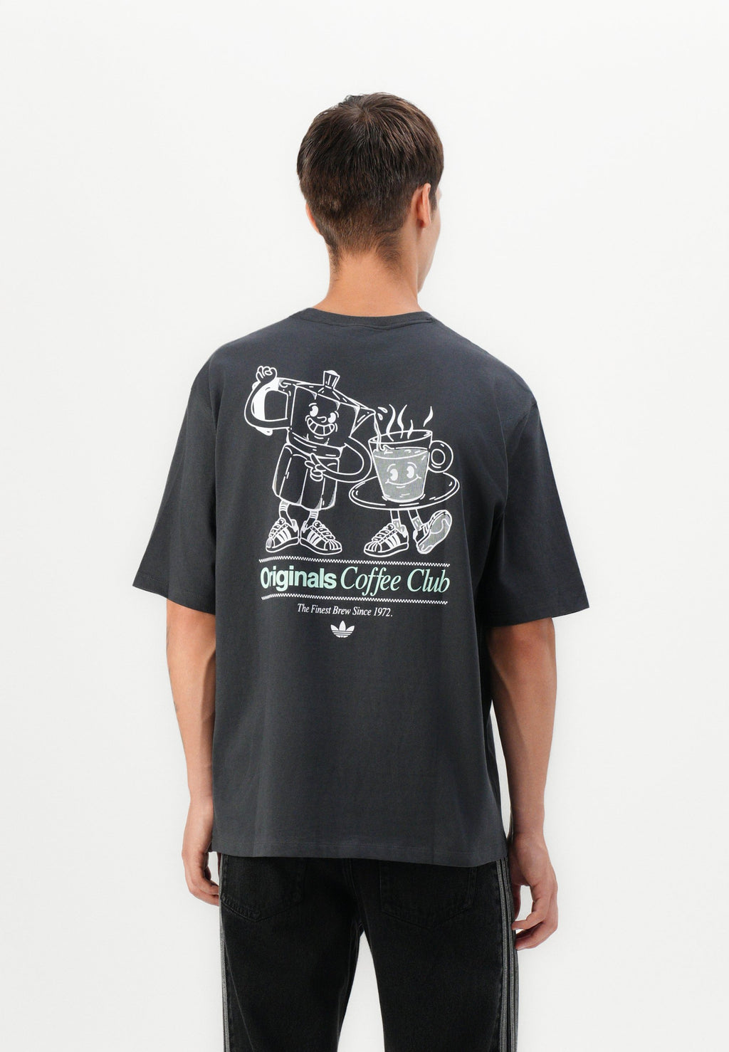 COFFEE TEE UNISEX - Print T-shirt - anthracite