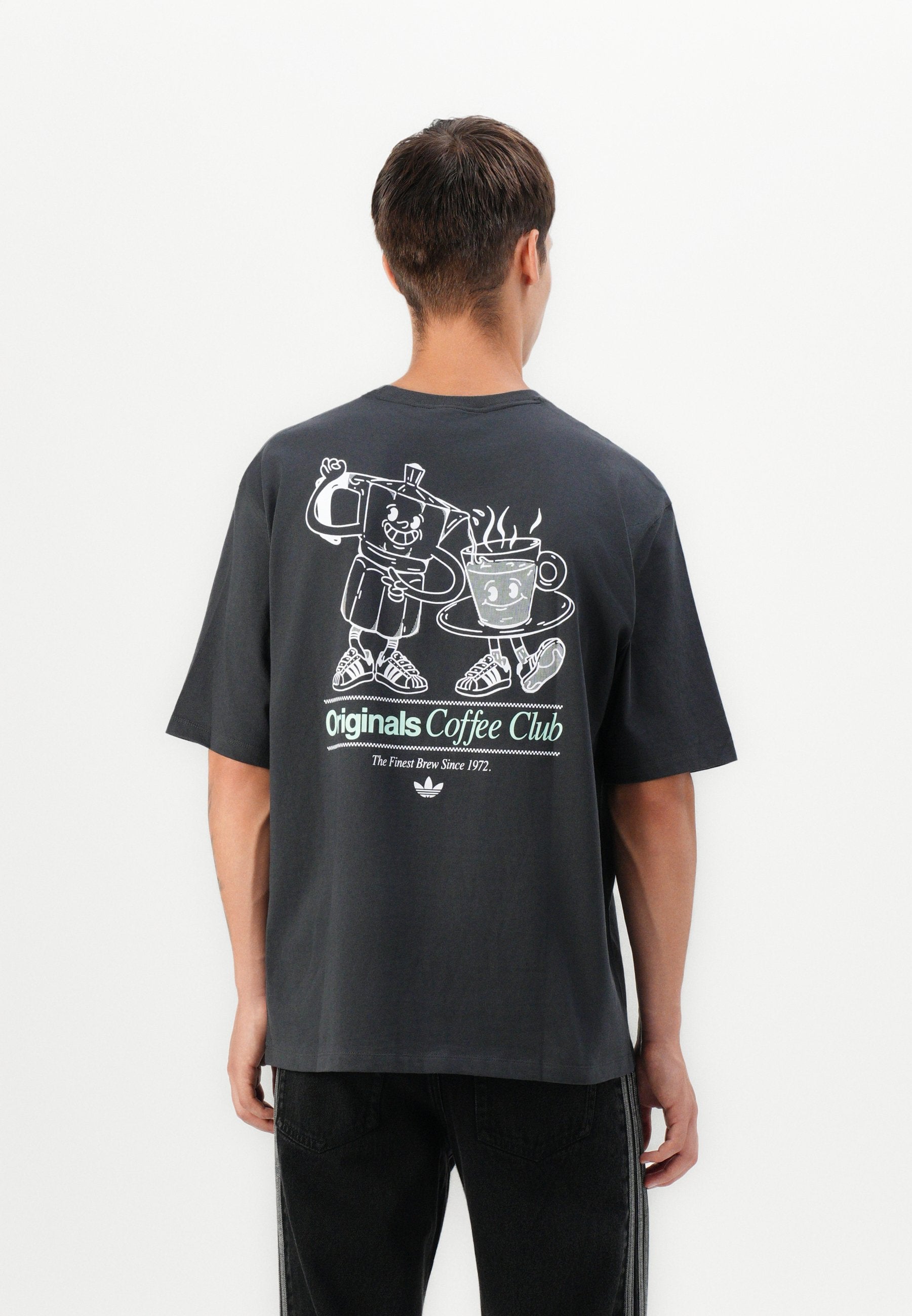 COFFEE TEE UNISEX - Print T-shirt - anthracite