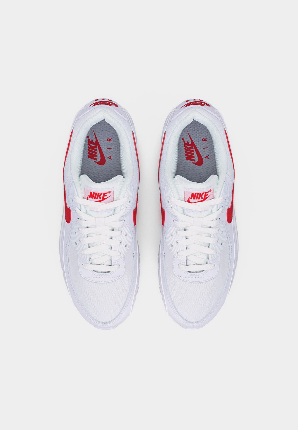 AIR MAX 90 - Trainers - white/university red