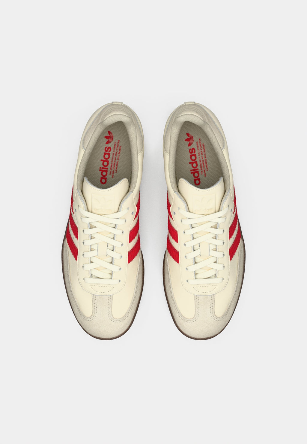 SAMBA OG UNISEX - Trainers - off white/better scarlet