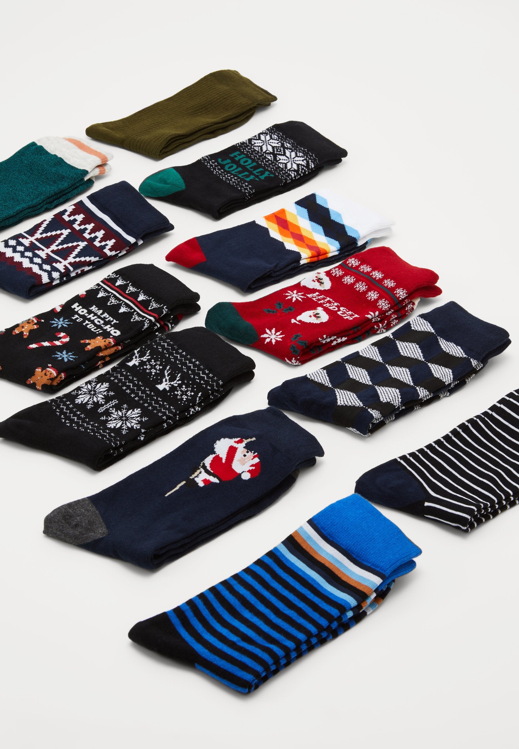 JACCHRISTMAS SOCK CALENDAR - Socks - black